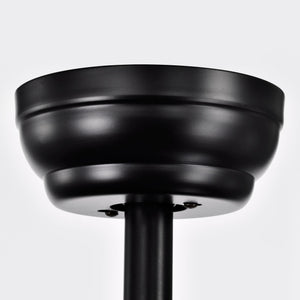 20" Industrial Downrod Mount Fandelier Ceiling Fan with Lighting and Remote Control