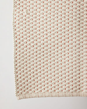 Terracotta Luxe Hand-Loomed Cotton Twill Mat