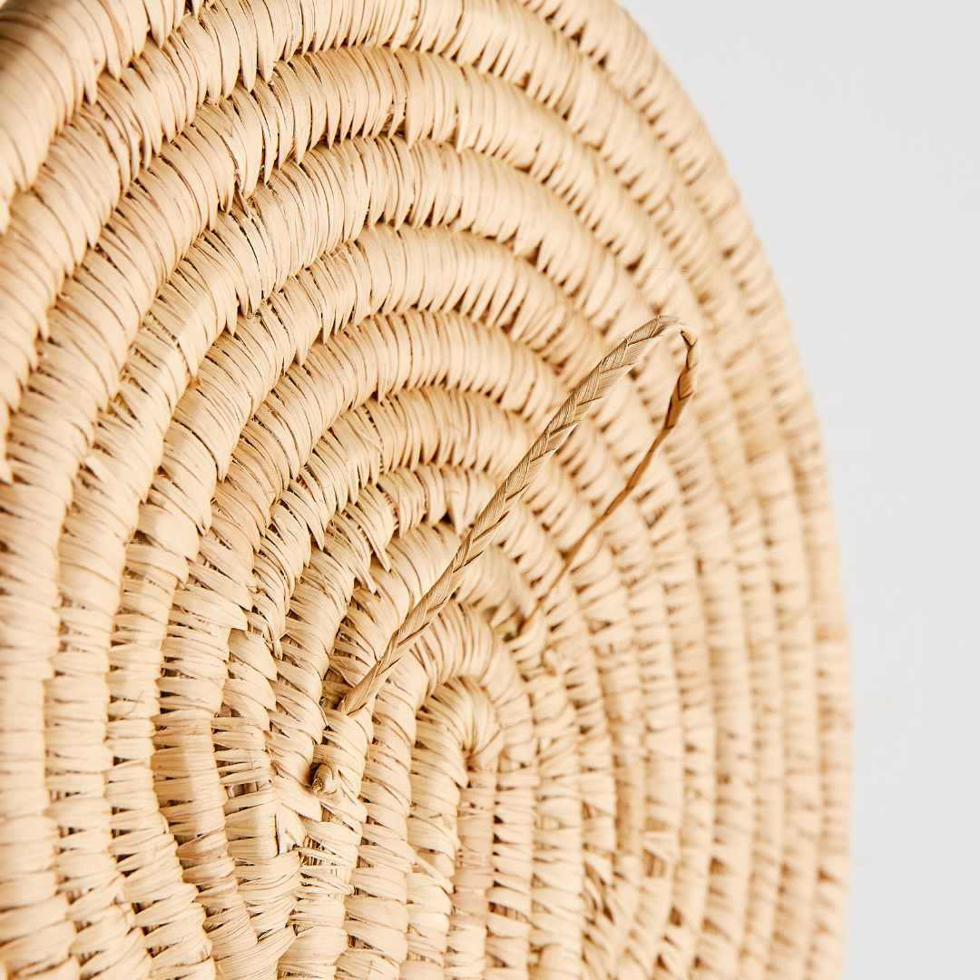 Maravi Natural Palm Leaves Woven Wall Art