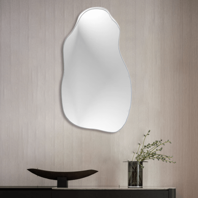 Chrome Irregular Mirror