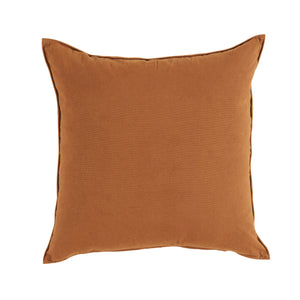 Divya Leather Pillow 22" x 22" - Natural