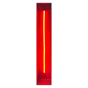 Redwood Radiance Lamp | Tall LED Strip Wooden Lamp