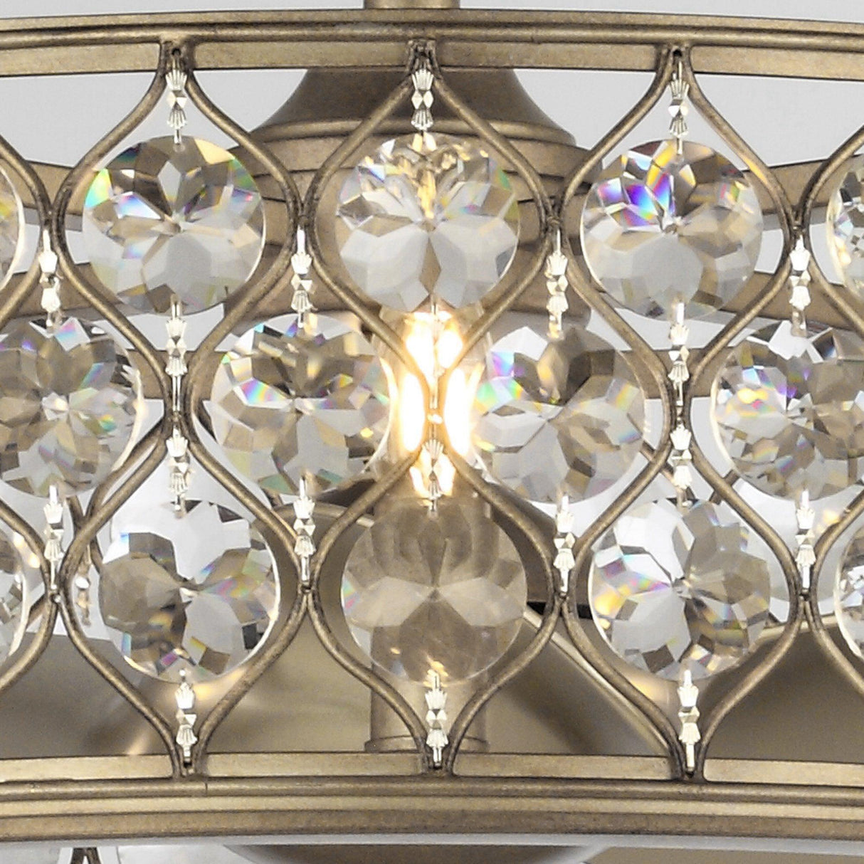 25" Modern Downrod Mount Crystal Fandelier with Lighting and Remote Control