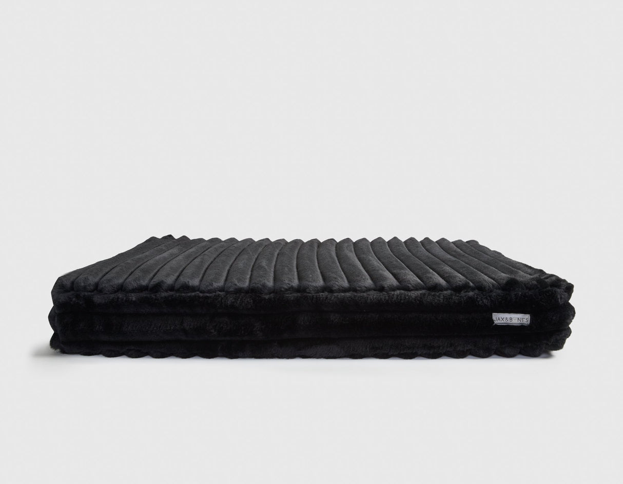 Corduroy Black Big Dog XL Ortho Pillow