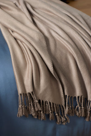 Bamboo Tassel Throw