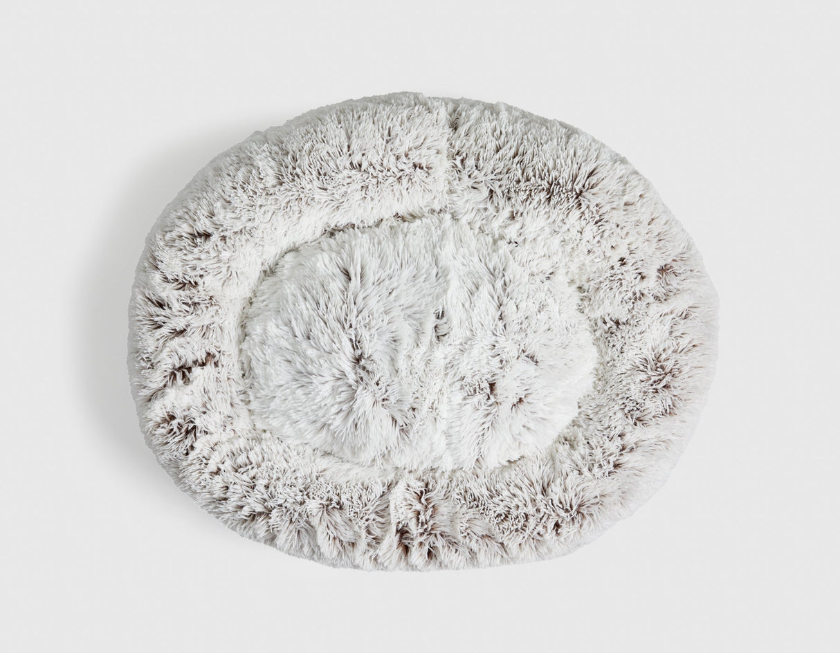 Arctic Shag Donut Bed
