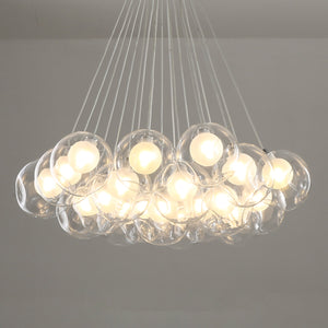 28 Multiple Colour Chandelier - Cluster
