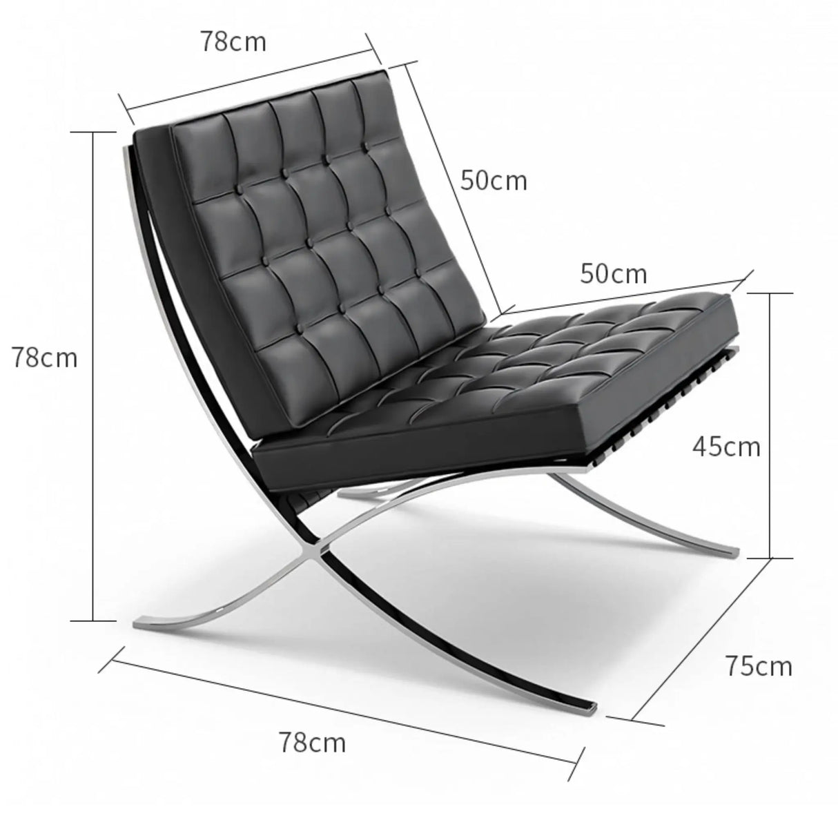 Barcelona Chair Set