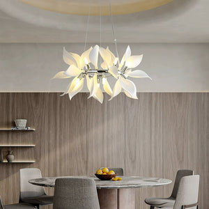 Ceramic Petals Blooming Chandelier