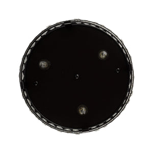 3-Light Modern Crystal Flush Mount Ceiling Light