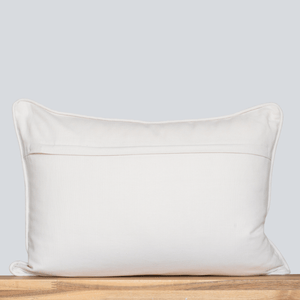 Arden Embroidered Pillow Cover | Natural | Lumbar