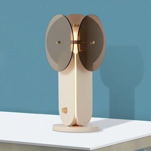 Trilume Smoke Grey Glass Lamp