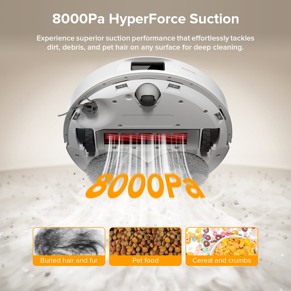 Roborock QV 35A Robot Vacuum with Multifunctional Dock (Upgraded from Qrevo S)