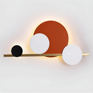 4 Circle LED Wall Light