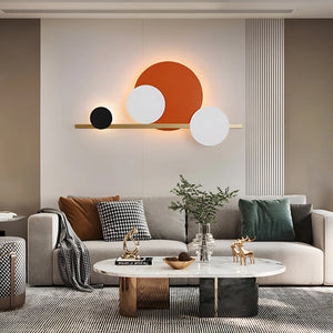 4 Circle LED Wall Light