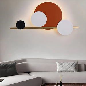 4 Circle LED Wall Light