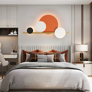 4 Circle LED Wall Light