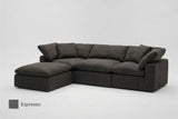 4-Cube Modular Chaise Sectional