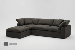 4-Cube Modular Chaise Sectional