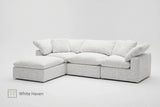 4-Cube Modular Chaise Sectional