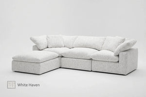 4-Cube Modular Chaise Sectional