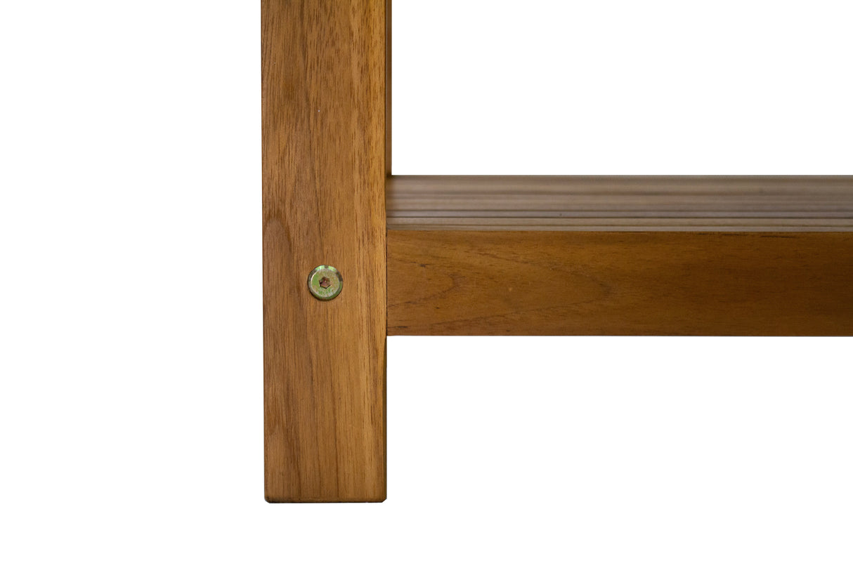 Bali Teak Shower and Bath Spa Bench with Shelf – 18″