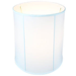 14"x16"x17" Large Drum Lampshade White Shantung, Large Cylinder Replacement Lamp Shade for Tall Table Lamps
