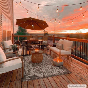 Charcoal Kilmacolm Indoor & Outdoor Rug - Clearance