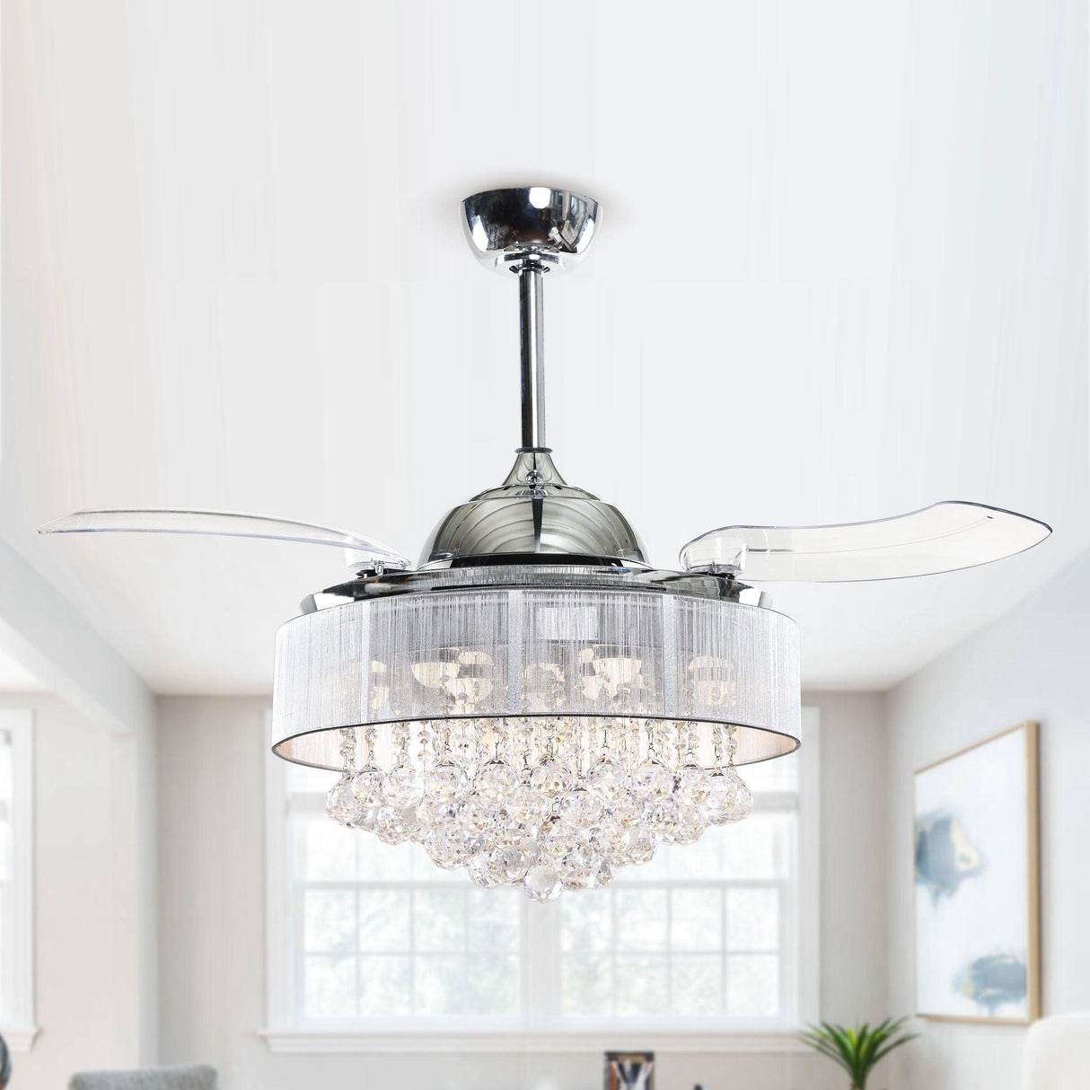 42" Broxburne Smart Fan with LED Light