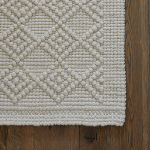Natural Sisal & Wool Diamond Loop Rug