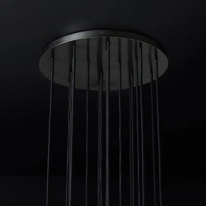 Kristal Crystal Round Cluster Chandelier