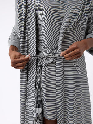 Women's Bamboo Stretch-Knit Kimono Robe