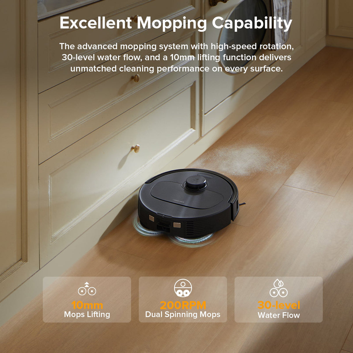 Roborock QV 35A Robot Vacuum with Multifunctional Dock (Upgraded from Qrevo S)