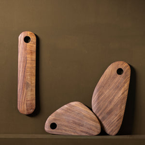 Small Hand-Carved Wooden Board by MESO