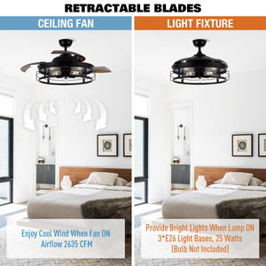 52" Jamshedpur Industrial Downrod Mount Ceiling Fan with Lighting and Remote Control