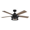 52 Industrial Reversible 5 Blade Mesh Led Ceiling Fan