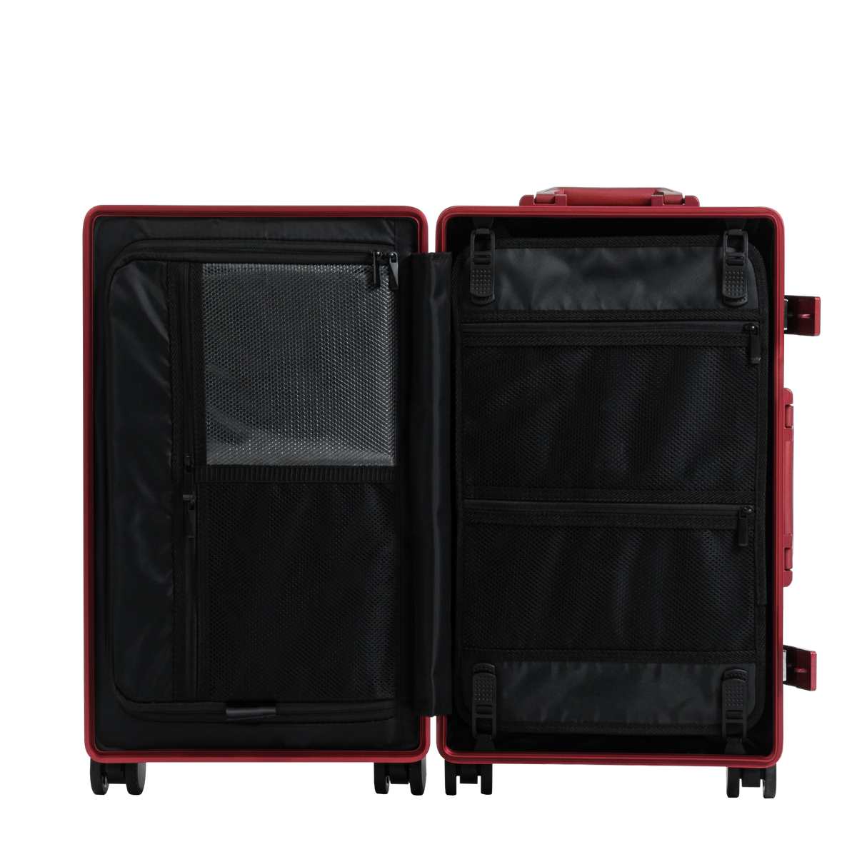 SPACE Aluminum Suitcase Red