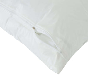 Bargoose 6 Gauge Vinyl Zippered Pillow Protectors - The BedBug Solution™  for Your Pillows - Packed in Pairs