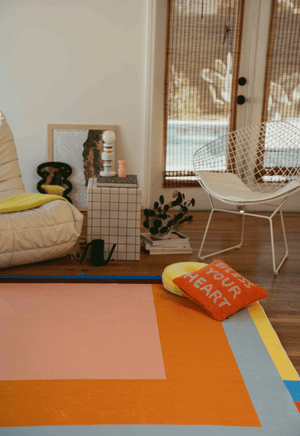 Modern Geometric Print Rug