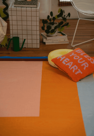 Modern Geometric Print Rug