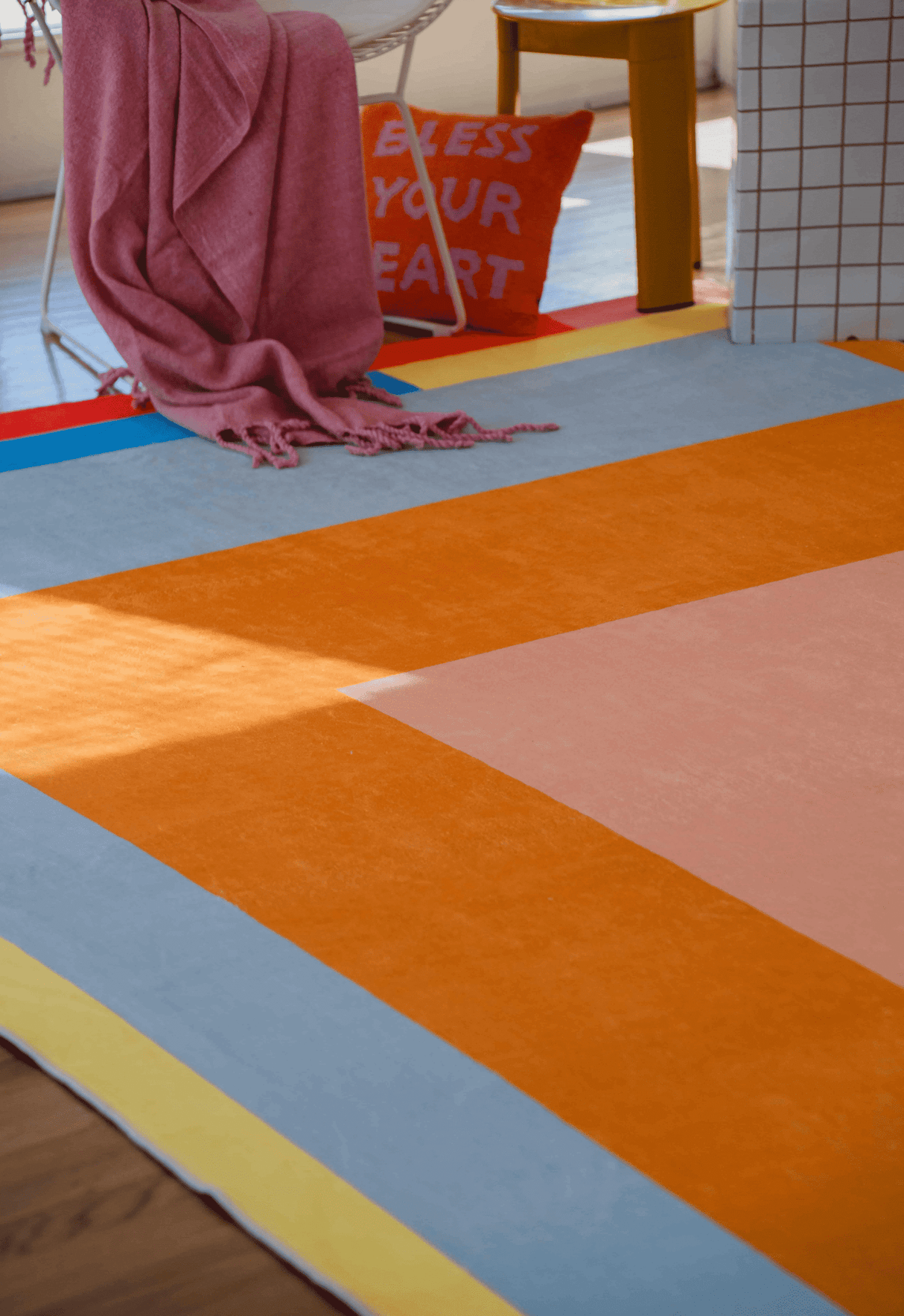 Modern Geometric Print Rug