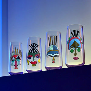 Mirage Rock & Pop Set of 4 High Ball Glasses