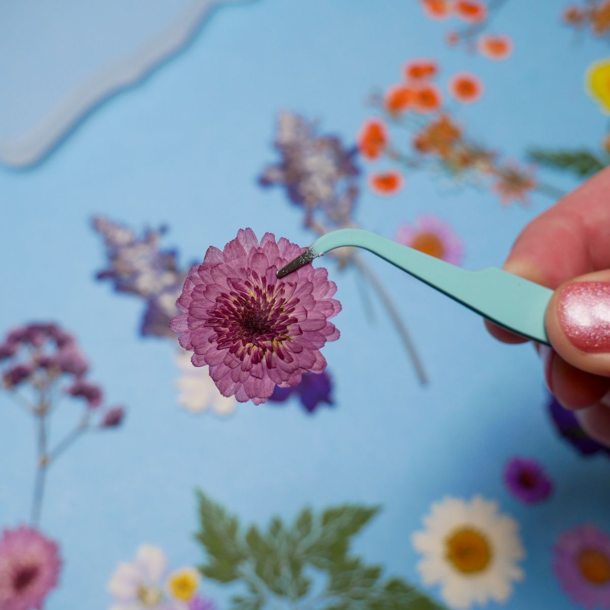 Floral Resin Serving Tray Kit