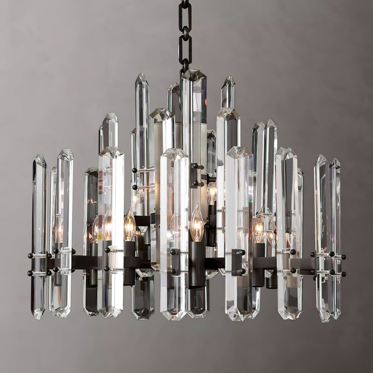 Browning Prism Round Chandelier 24"
