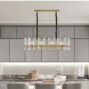 Browning Prism Linear Chandelier 72"