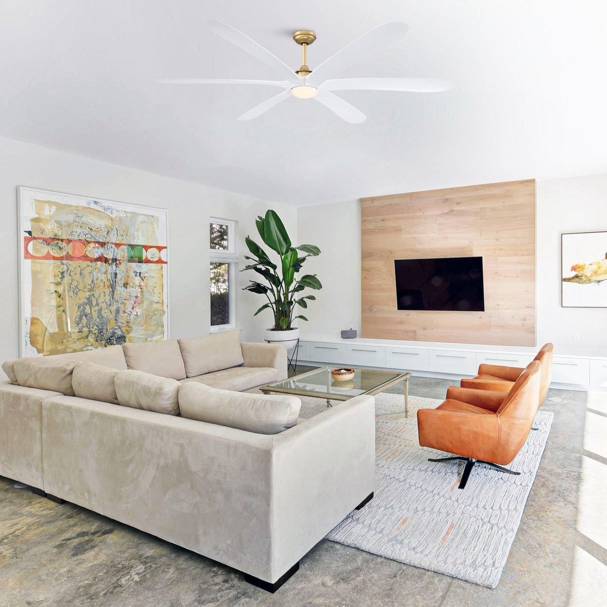 72" Jaydn Farmhouse Satin Nickel DC Motor Downrod Mount Reversible Ceiling Fan with Lighting and Remote Control