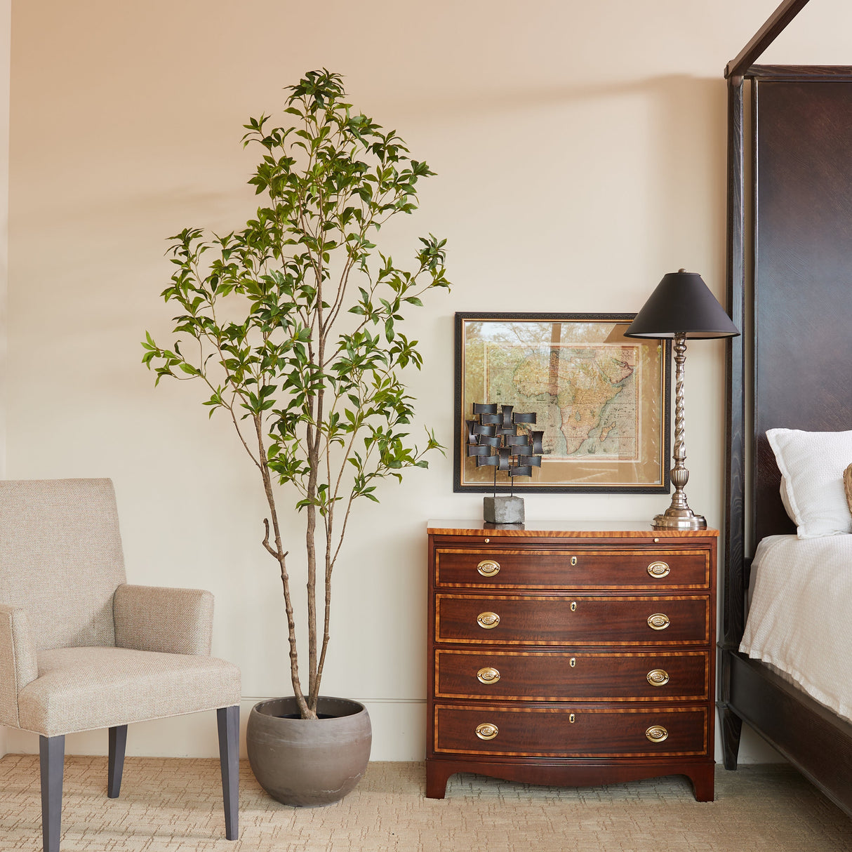 7' Artificial Laurel Tree