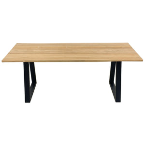 Ubud Natural Teak 4-6 Person Indoor or Outdoor Dining Table - 79"