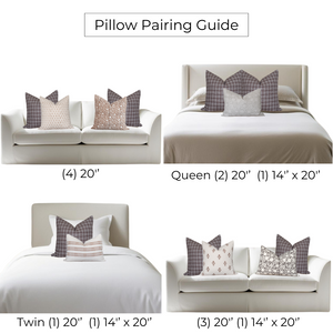 Paloma Handwoven Pillow Cover | Brown