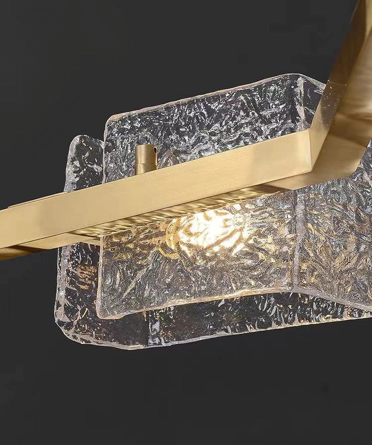 Water ripple Glass  Chandelier